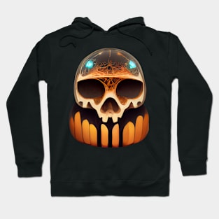 Pumpkin Skull Halloween Hoodie